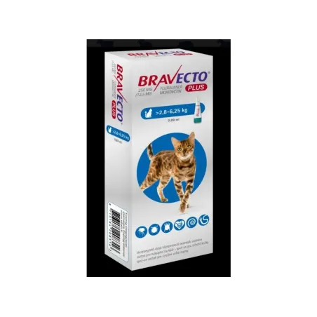 Bravecto  Cat Plus 2.8-6.25 Kg