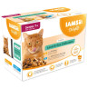 Kapsička IAMS Delights Senior rybacie a kuracie mäso v omáčke 1020g (12x85g)