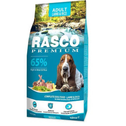 Rasco Premium Adult jahňacie s ryžou 15kg