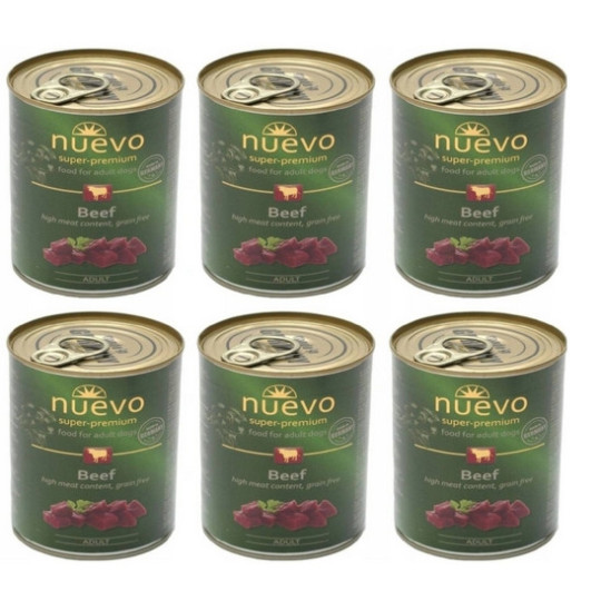 NUEVO dog Adult Beef bal. 6 x 800 g konzerva