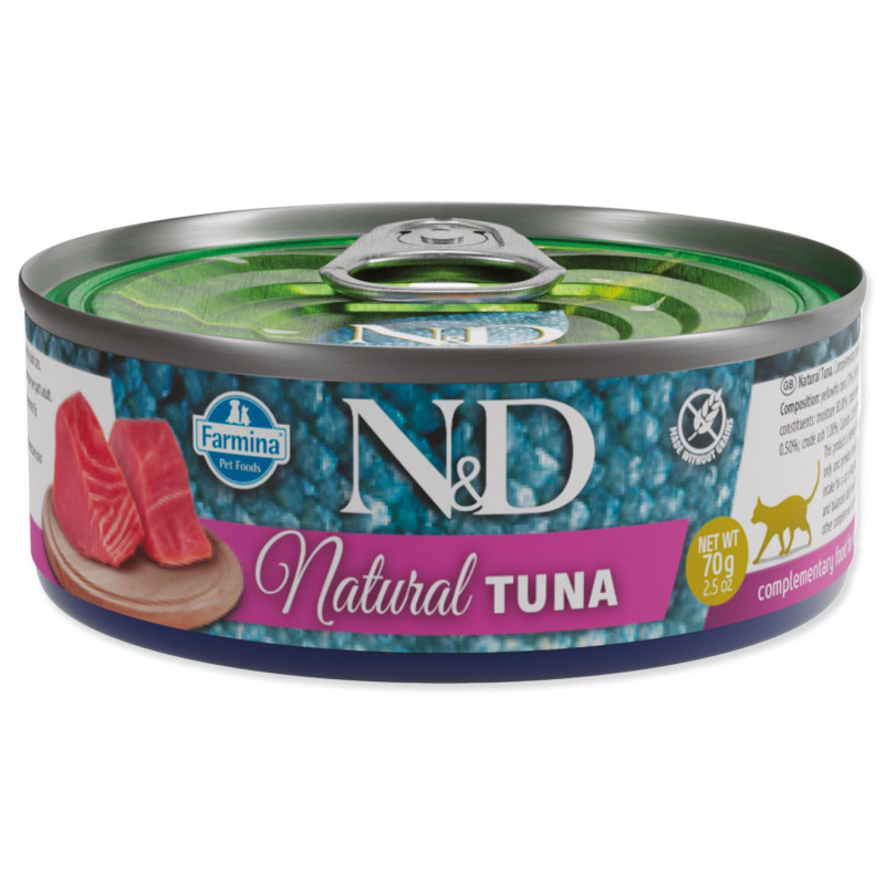 Konzerva N&D Cat Natural Tuna 70g Konzerva N&D Cat Natural Tuna 70g