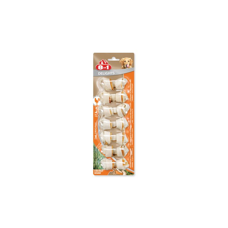 Pochúťka 8in1 Delights kosť žuvacia XS 7ks Pochúťka 8in1 Delights kosť žuvacia XS 7ks
