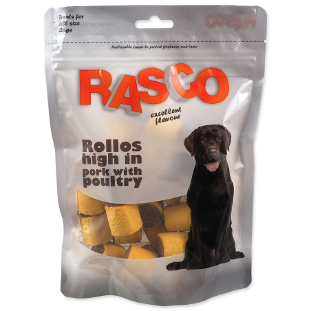 Pochúťka Rasco rolky bravčové s hydinou 3cm 320g