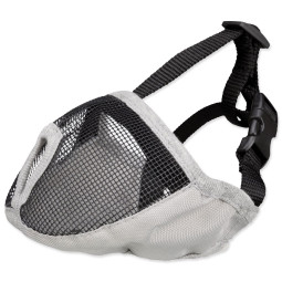 Náhubok short-nosed breeds polyester XS–S 15cm šedý