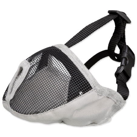 Náhubok short-nosed breeds polyester XS–S 15cm šedý
