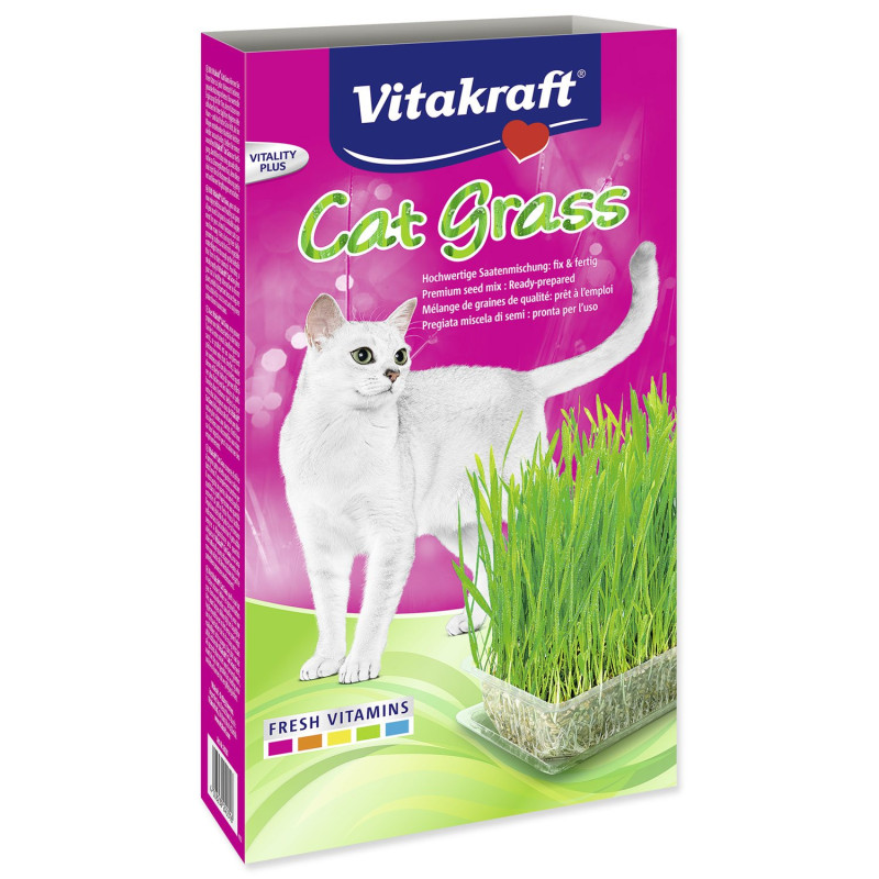 Tráva Vitakraft Cat Grass pre mačky 120g Tráva Vitakraft Cat Grass pre mačky 120g
