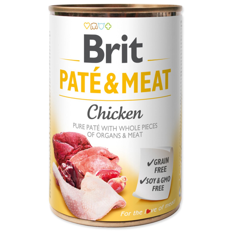 Konzerva Brit Paté & Meat kura 400g Konzerva Brit Paté & Meat kura 400g