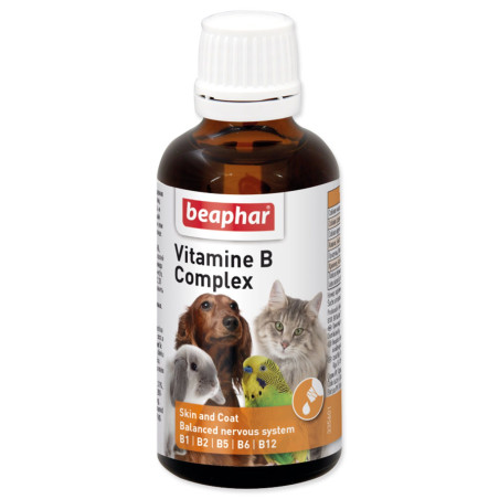 Kvapky Beaphar vitamínové B-Complex 50ml