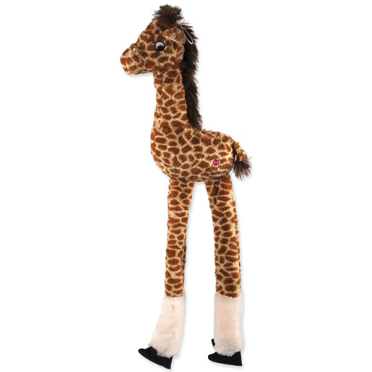 Hračka Dog Fantasy Jumbo žirafa pískacia a šuštiaci 87cm 