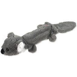 Hračka Dog Fantasy Recycled Toy koala s PET fľašou pískacia so šuštiacim chvostom 50cm 