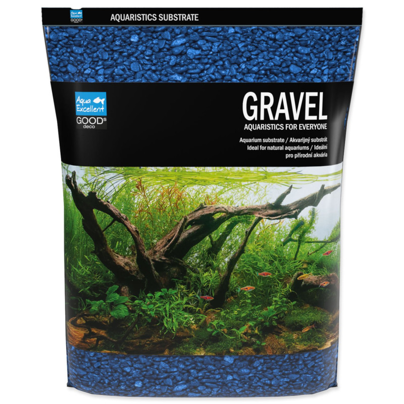 Piesok Aqua Excellent ľadovo modrá 3-6mm 3kg Piesok Aqua Excellent ľadovo modrá 3-6mm 3kg