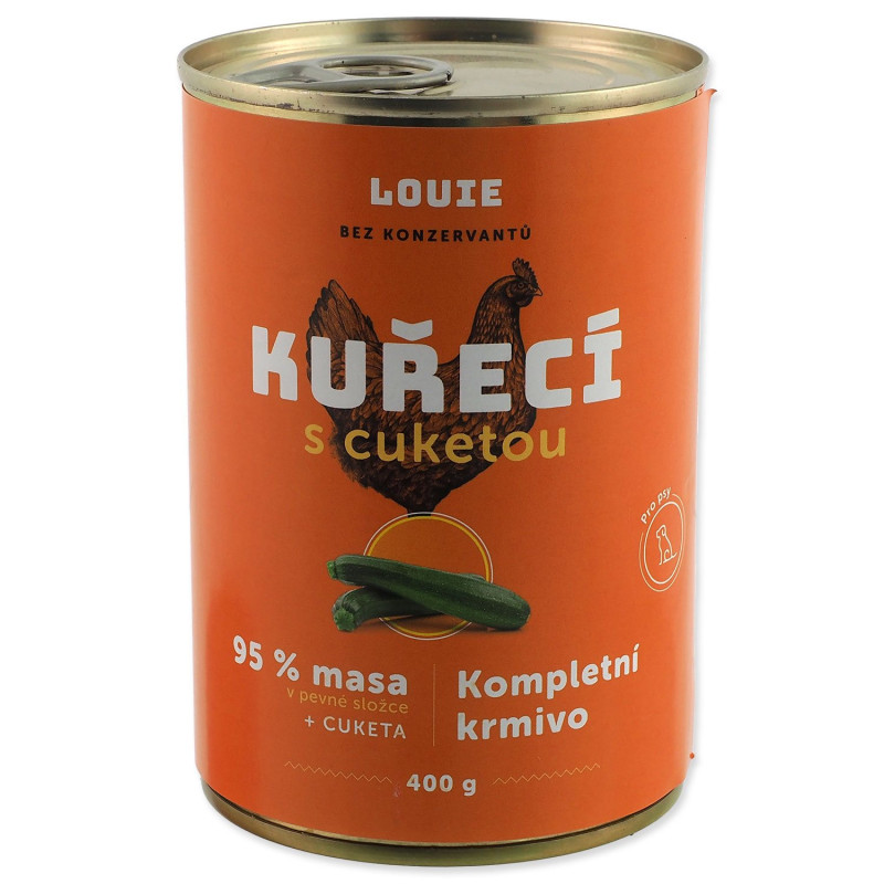 Konzerva LOUIE kuracie s cuketou 400g Konzerva LOUIE kuracie s cuketou 400g