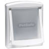 Dvierka PetSafe plastové s transparentným flapom biele, výrez 28,1x23,7cm