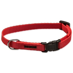 Obojok BAF nylon červený 1x26-35cm