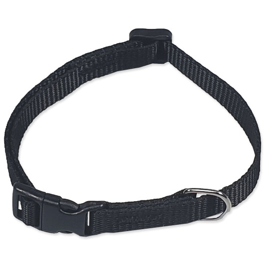 Obojok BAF nylon čierny 1x26-35cm