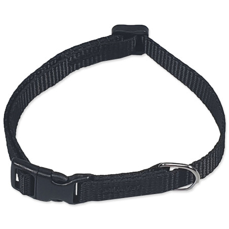 Obojok BAF nylon čierny 1x26-35cm