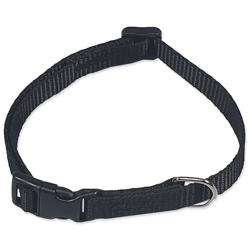Obojok BAF nylon čierny 1x26-35cm