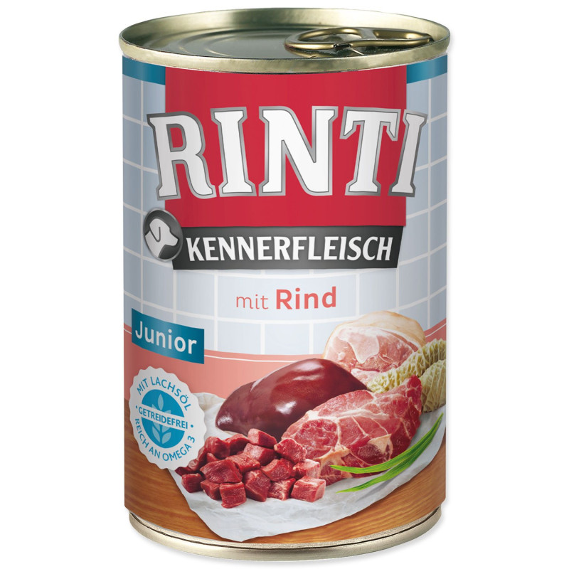 Konzerva Rinti Kennerfleisch Junior hovädzie 400g Konzerva Rinti Kennerfleisch Junior hovädzie 400g