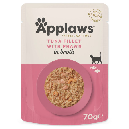 Kapsička Applaws Cat tuniak a krevety 70g