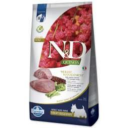Krmivo N&D Dog Adult Quinoa Weight Management Lamb & Broccoli 7kg