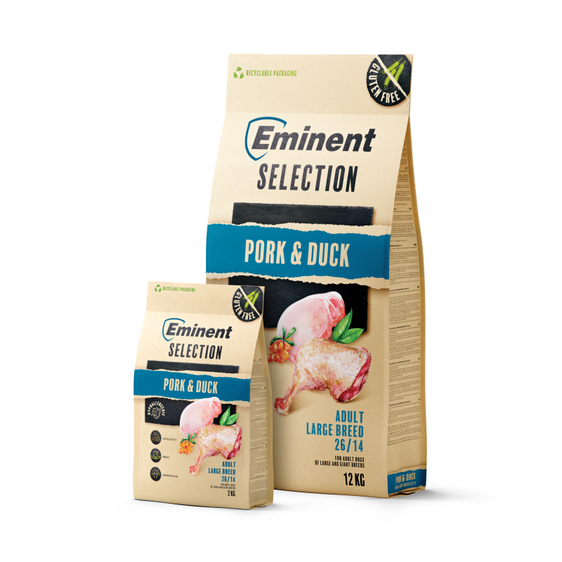 Eminent Selection Adult Large Breed Pork & Duck 2 kg Eminent Selection Adult Large Breed Pork & Duck 2 kg