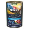 Konzerva Ontario Adult kačacie paté s príchuťou brusiniek 400g