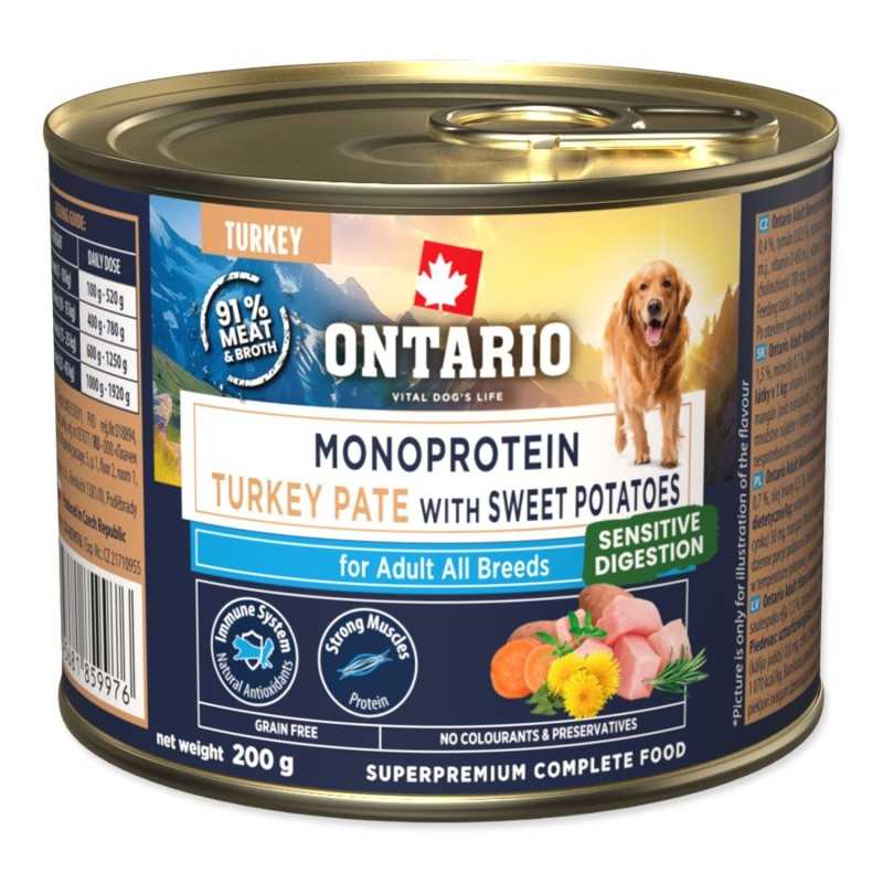 Ontario Adult Monoprotein morčacie pate s batátmi 200 g
