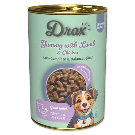 Drax Adult Dog s jahňacím a kuracím 415 g