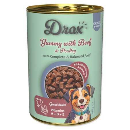 Drax Adult Dog s hovädzím a kuracím 415g