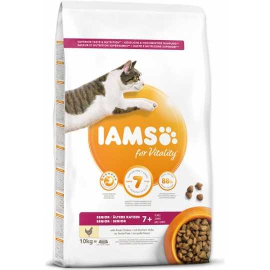 Krmivo IAMS Cat Senior Chicken 10kg