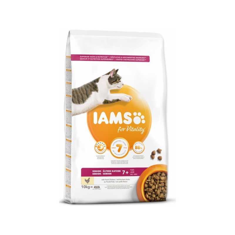 Krmivo IAMS Cat Senior Chicken 10kg