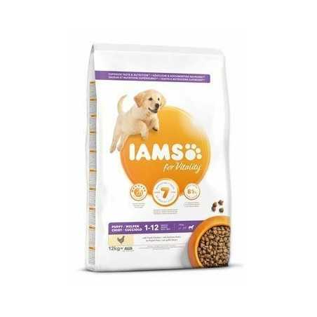 Krmivo IAMS Dog Puppy Large Chicken 12kg