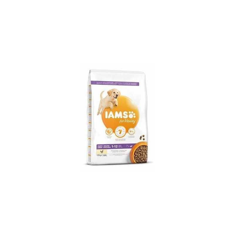 Krmivo IAMS Dog Puppy Large Chicken 12kg