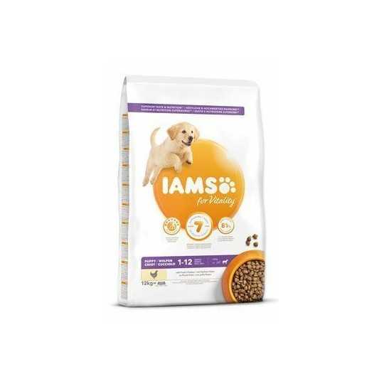 Krmivo IAMS Dog Puppy Large Chicken 12kg