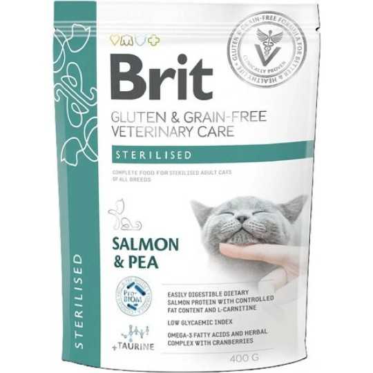 Brit Veterinary Diets GF cat Sterilised 400 g