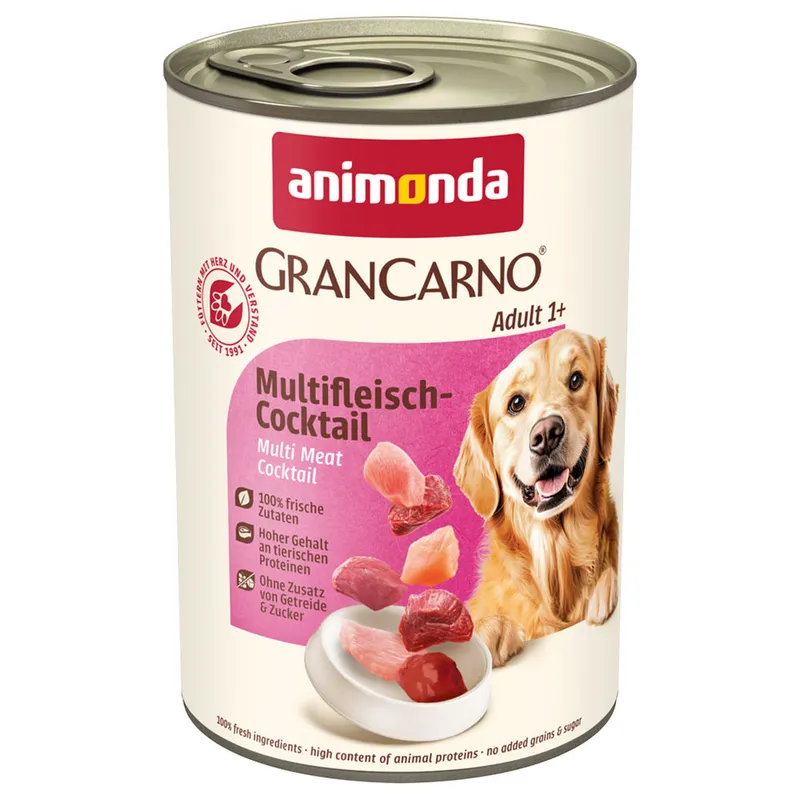 Konzerva Animonda Gran Carno Adult mäsová zmes 400g Konzerva Animonda Gran Carno Adult mäsová zmes 400g