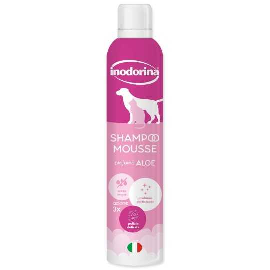 Šampón Inodorina suchá pena Aloe Vera 300ml