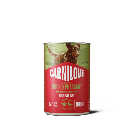 Carnilove Dog Can Paté Made with Duck & Pheasant 400 g