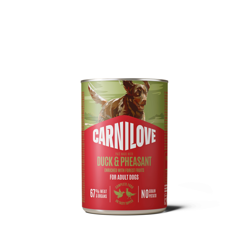 Carnilove Dog Can Paté Made with Duck & Pheasant 400 g Carnilove Dog Can Paté Made with Duck & Pheasant 400 g