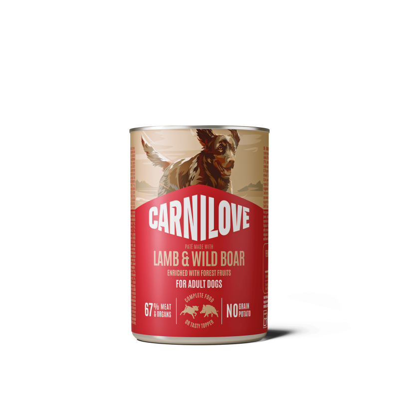 Carnilove Dog Can Paté Made with Lamb & Wild Boar 400 g Carnilove Dog Can Paté Made with Lamb & Wild Boar 400 g