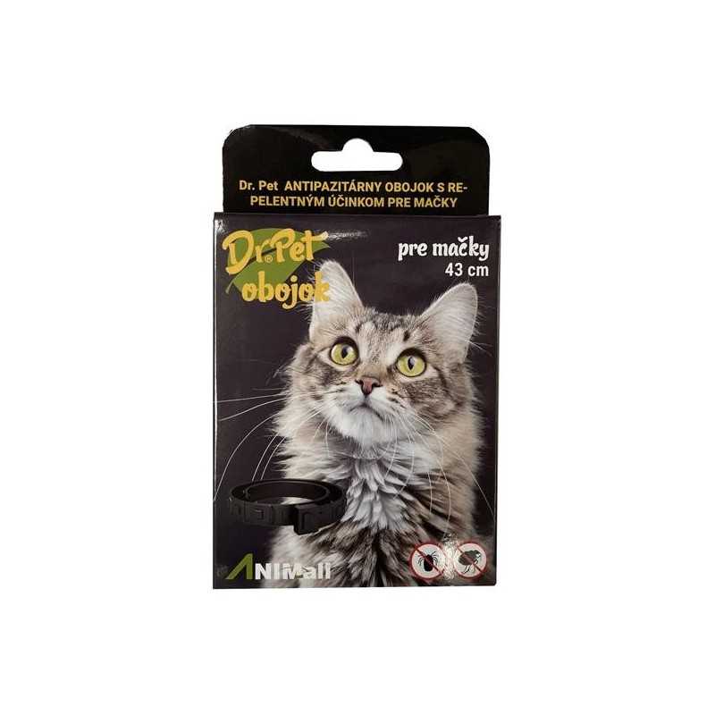 Obojok Dr.Pet pre mačky 43 cm antiparazitárny ČERVENÝ s repelentným účinkom (tick and flea repellent collar for cats) Obojok Dr.Pet pre mačky 43 cm antiparazitárny ČERVENÝ s repelentným účinkom (tick and flea repellent collar for cats)