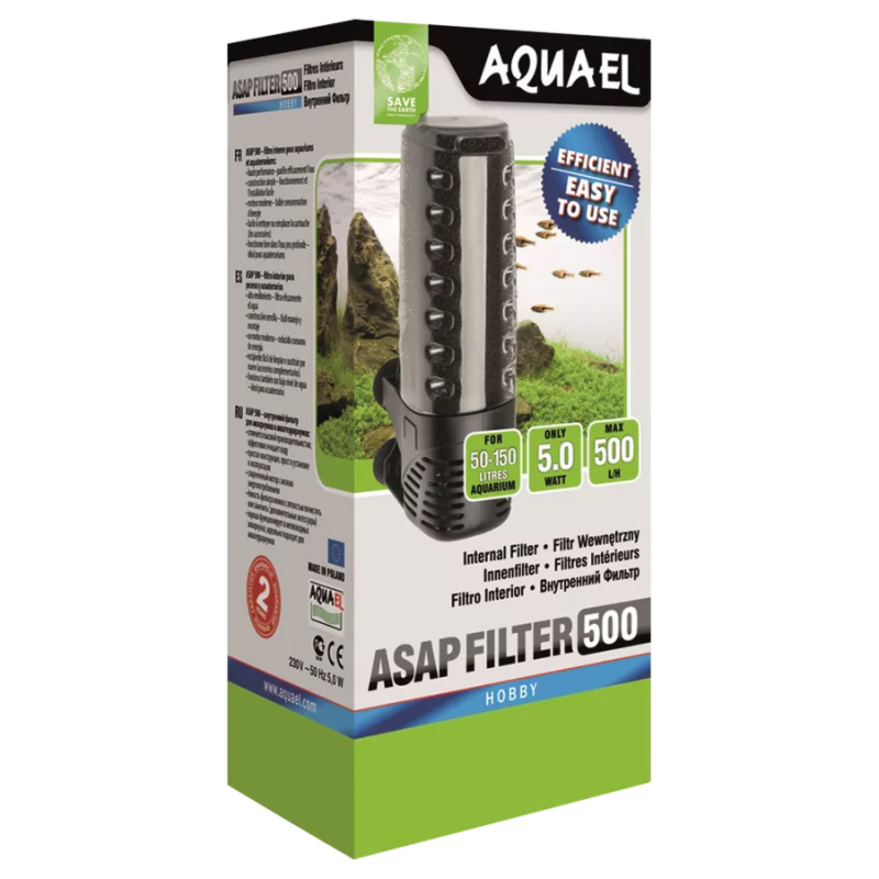 AQUAEL filter ASAP vnútorný 500 l/h AQUAEL filter ASAP vnútorný 500 l/h