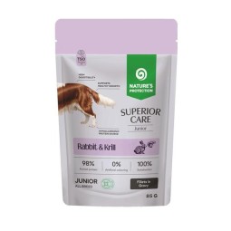 Natures P Superior care KAPSIČKA dog junior GF rabbit&krill 85 g
