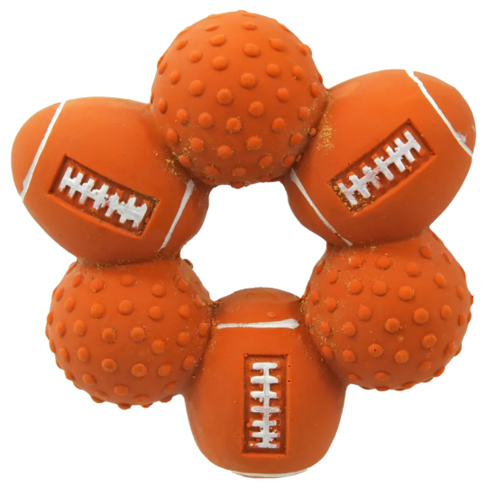 Hračka Dog Fantasy Latex kruh s výstupkami 10cm
