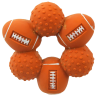 Hračka Dog Fantasy Latex kruh s výstupkami 10cm