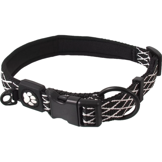 Obojok Active Dog Mystic XL čierny 2,5x63-70cm