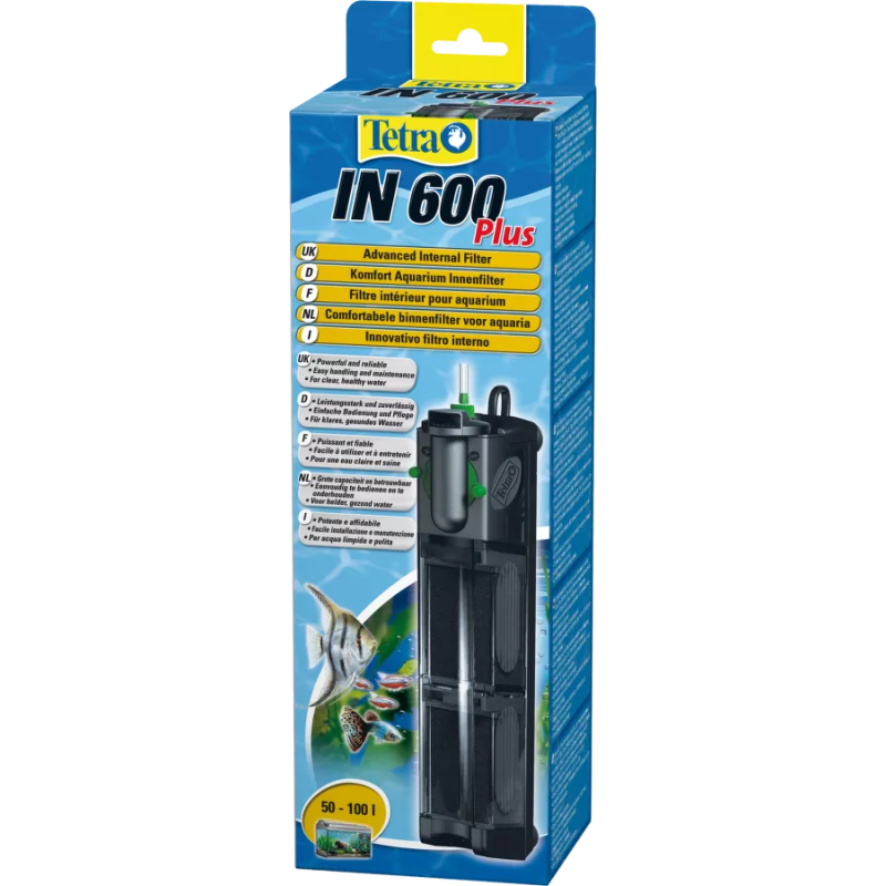 Filter Tetra IN 600 vnútorný, 300-600l/h