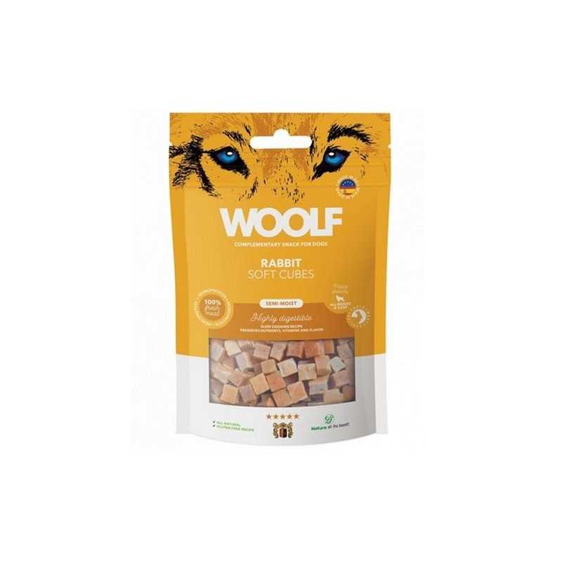 Pamlsok Woolf Dog Soft Cubes Rabbit 100 g
