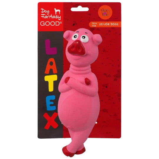 DF hračka latex prasa 21 cm