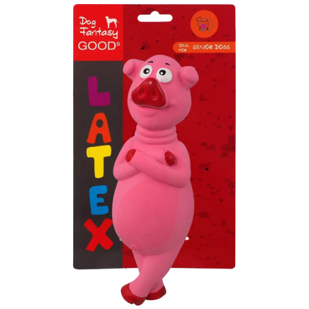 DF hračka latex prasa 21 cm